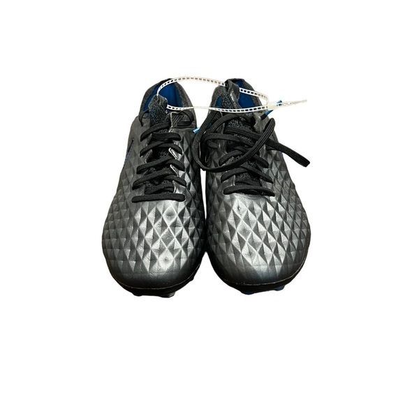 New Nike Tiempo Legend 8‎ Elite FG Under The Radar Black / Blue Cleats - Picture 2 of 6